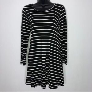 Anthropologie Puella Sz XS black dress elbow patch